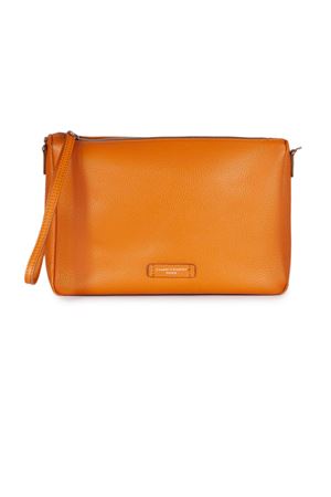 Nora Pouch bag in orange textured leather GIANNI CHIARINI | BS10225GRN3890